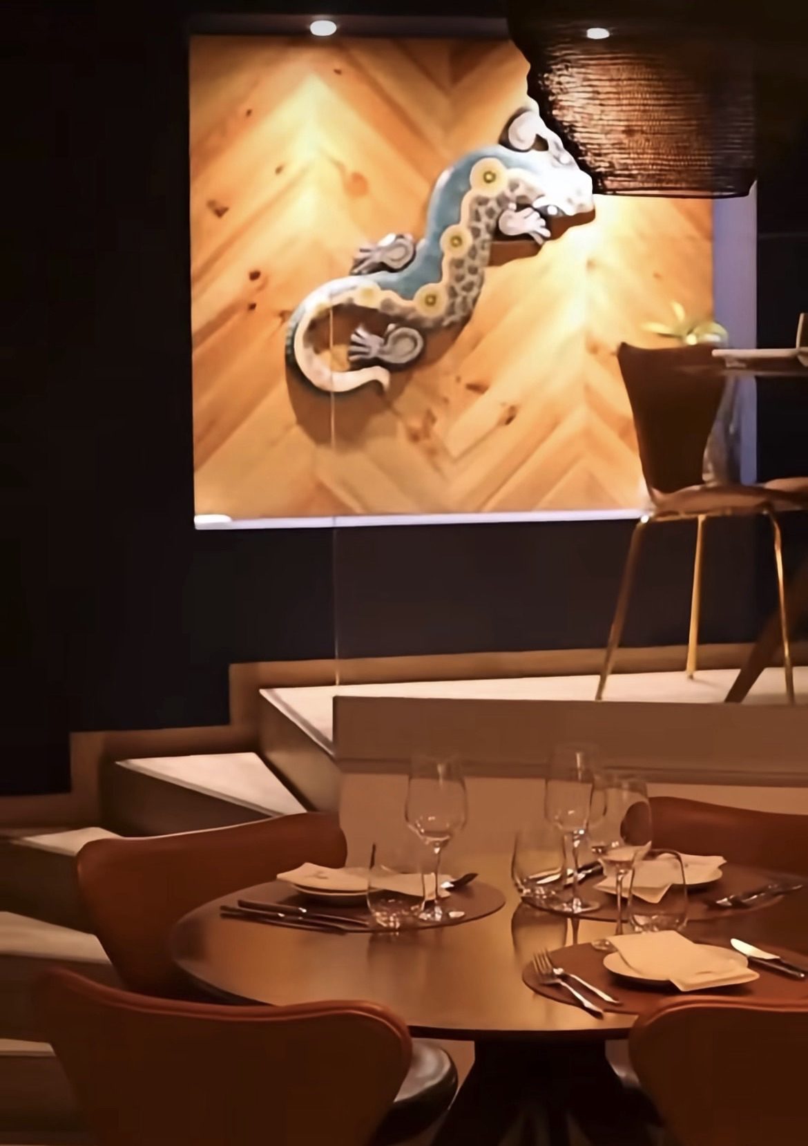 Interior dining room at Downunder restaurant
